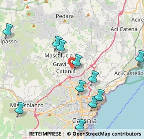 Mappa Via Leonardo Sciascia, 95030 Gravina di Catania CT, Italia (5.41333)