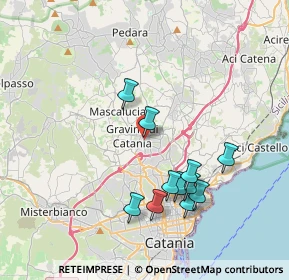 Mappa Via Leonardo Sciascia, 95030 Gravina di Catania CT, Italia (4.08636)