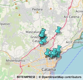 Mappa Via Leonardo Sciascia, 95030 Gravina di Catania CT, Italia (2.88533)