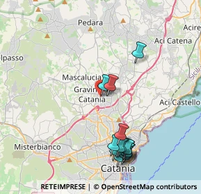 Mappa Via Leonardo Sciascia, 95030 Gravina di Catania CT, Italia (4.87929)