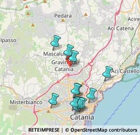 Mappa Via Leonardo Sciascia, 95030 Gravina di Catania CT, Italia (4.21667)