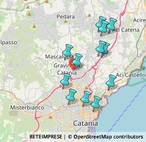 Mappa Via Leonardo Sciascia, 95030 Gravina di Catania CT, Italia (3.95667)