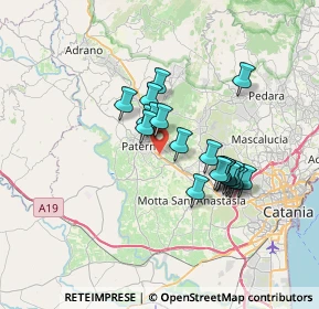 Mappa Via Giuseppe Parini, 95032 Belpasso CT, Italia (6.2355)