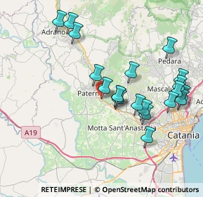 Mappa Via Giuseppe Parini, 95032 Belpasso CT, Italia (8.8805)