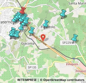 Mappa Via Giuseppe Parini, 95032 Belpasso CT, Italia (1.4315)