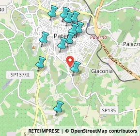 Mappa Via Matera, 95047 Paternò CT, Italia (1.05333)