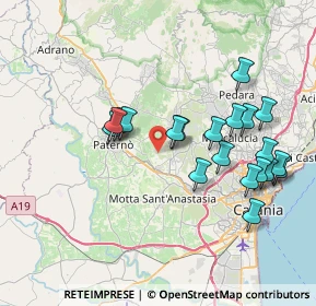 Mappa Strada Comunale Mulini, 95032 Belpasso CT, Italia (8.412)