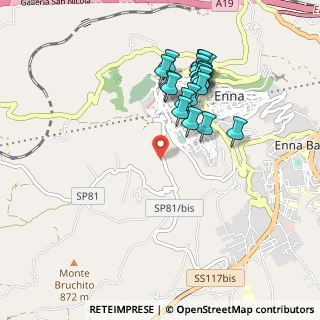 Mappa Contrada Vanelle, 94100 Enna EN, Italia (1.009)