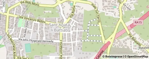 Mappa Sant'Agata li Battiati