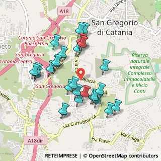 Mappa Via Antonello da Messina, 95027 San Gregorio di Catania CT, Italia (0.47857)