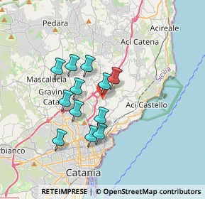 Mappa Via Antonello da Messina, 95027 San Gregorio di Catania CT, Italia (3.1725)