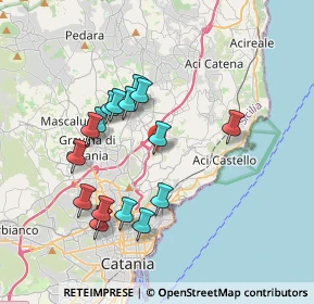 Mappa Via Antonello da Messina, 95027 San Gregorio di Catania CT, Italia (3.8675)