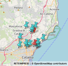 Mappa Via Antonello da Messina, 95027 San Gregorio di Catania CT, Italia (3.27143)