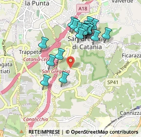 Mappa Via Antonello da Messina, 95027 San Gregorio di Catania CT, Italia (0.989)