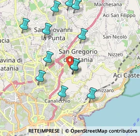 Mappa Via Antonello da Messina, 95027 San Gregorio di Catania CT, Italia (2.28)