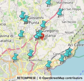 Mappa Via Antonello da Messina, 95027 San Gregorio di Catania CT, Italia (2.51214)