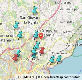 Mappa Via Antonello da Messina, 95027 San Gregorio di Catania CT, Italia (2.37769)