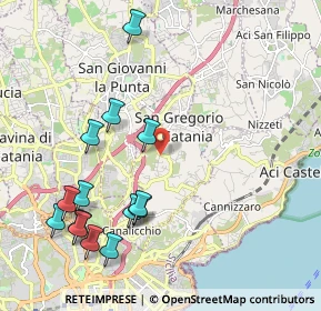Mappa Via Antonello da Messina, 95027 San Gregorio di Catania CT, Italia (2.65)