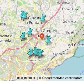 Mappa Via Antonello da Messina, 95027 San Gregorio di Catania CT, Italia (2.00083)
