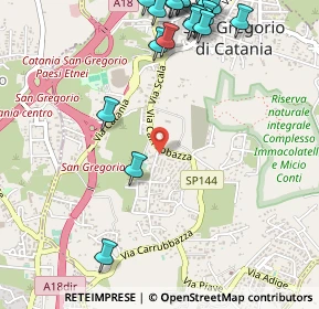 Mappa Via Antonello da Messina, 95027 San Gregorio di Catania CT, Italia (0.824)