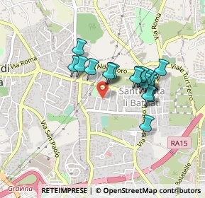 Mappa Via dello Stadio, 95030 Sant'Agata li Battiati CT, Italia (0.396)