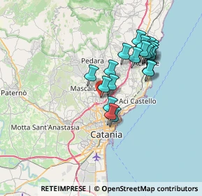 Mappa Via Frencesco Sciuto, 95030 Sant'Agata li Battiati CT, Italia (6.983)