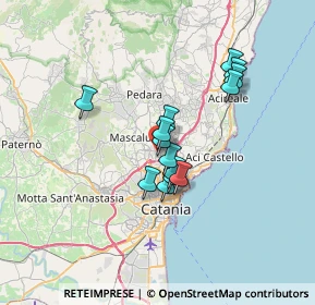 Mappa Via Frencesco Sciuto, 95030 Sant'Agata li Battiati CT, Italia (5.75929)
