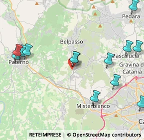 Mappa Contrada Gurne Bagiana, 95032 Belpasso CT, Italia (5.83538)