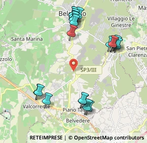 Mappa Contrada Gurne Bagiana, 95032 Belpasso CT, Italia (2.5985)