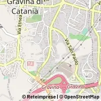 Map Gravina di Catania
