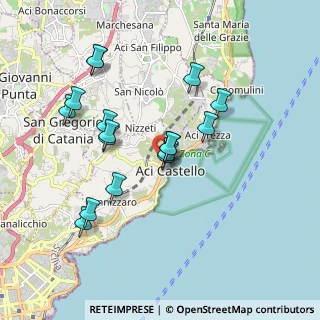 Mappa Via Teocrito, 95021 Aci Castello CT, Italia (1.95059)