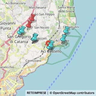 Mappa Via Teocrito, 95021 Aci Castello CT, Italia (1.90273)