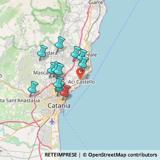 Mappa Via Teocrito, 95021 Aci Castello CT, Italia (6.79667)