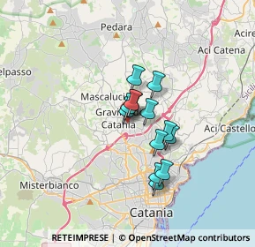 Mappa Via Giacomo Leopardi, 95030 Gravina di Catania CT, Italia (2.40923)