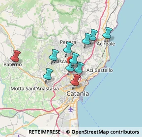 Mappa Via Giacomo Leopardi, 95030 Gravina di Catania CT, Italia (5.76091)