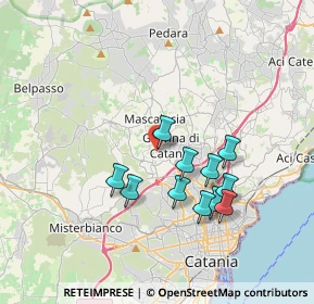 Mappa Via Salvo D'Acquisto, 95030 Nicolosi CT, Italia (3.60727)