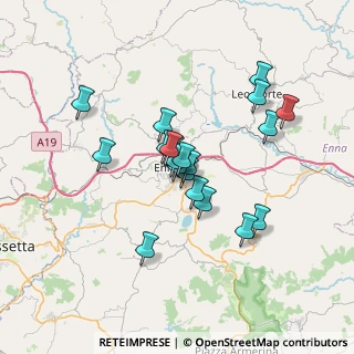 Mappa Via delle Magnolie, 94100 Enna EN, Italia (6.0795)