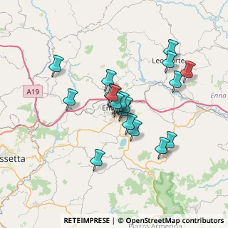 Mappa Via Piemonte, 94100 Enna EN, Italia (6.1335)