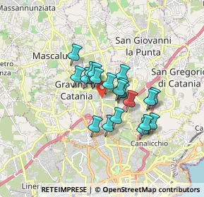 Mappa Via John Fitzgerald Kennedy, 95030 Sant'Agata Li Battiati CT, Italia (1.348)