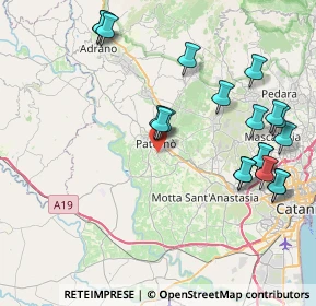 Mappa Via Palmanova, 95047 Paternò CT, Italia (10.2645)