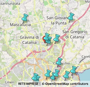 Mappa Via Kennedy, 95030 Sant'Agata Li Battiati CT, Italia (2.87846)