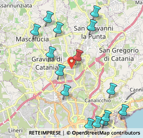 Mappa Via Kennedy, 95030 Sant'Agata Li Battiati CT, Italia (2.82)