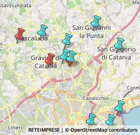 Mappa Via Kennedy, 95030 Sant'Agata Li Battiati CT, Italia (2.55091)