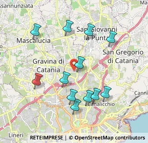 Mappa Via Kennedy, 95030 Sant'Agata Li Battiati CT, Italia (2.1075)