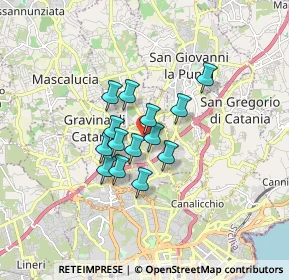 Mappa Via Kennedy, 95030 Sant'Agata Li Battiati CT, Italia (1.25143)