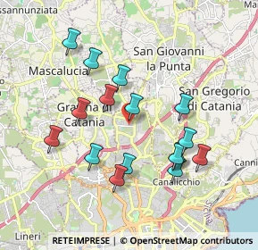 Mappa Via Kennedy, 95030 Sant'Agata Li Battiati CT, Italia (2.00063)