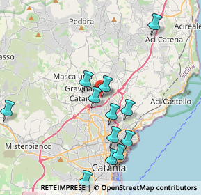 Mappa Via Kennedy, 95030 Sant'Agata Li Battiati CT, Italia (4.565)