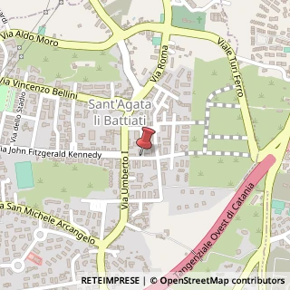 Mappa Via Luigi Pirandello, 25, 95030 Sant'Agata li Battiati CT, Italia, 95030 Sant'Agata li Battiati, Catania (Sicilia)