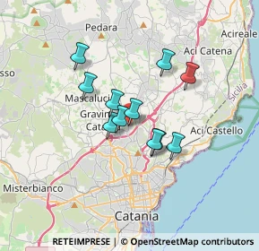 Mappa Via Luigi Pirandello, 95030 Sant'Agata li Battiati CT, Italia (2.76364)