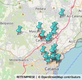 Mappa Vico Angelo Majorana, 95030 Gravina di Catania CT, Italia (3.83263)